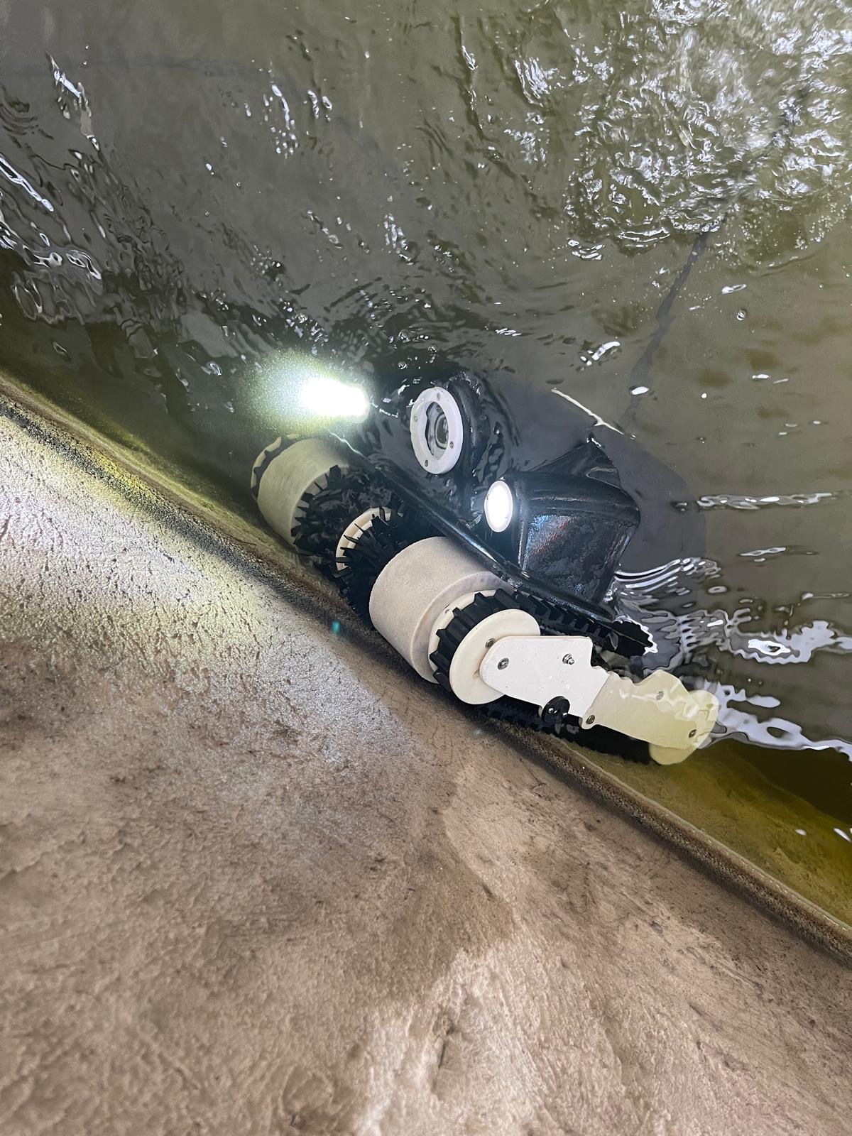 Robotic Barge Hull Maintenance